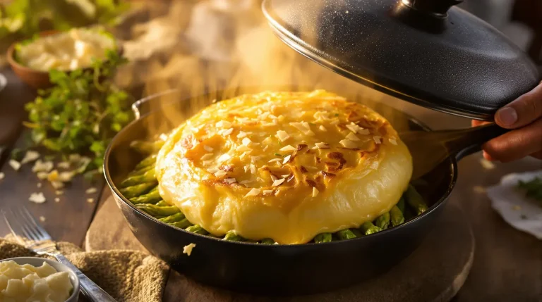Accueil Cette omelette aux asperges gonfle comme un nuage grâce à un geste simple que personne ne fait