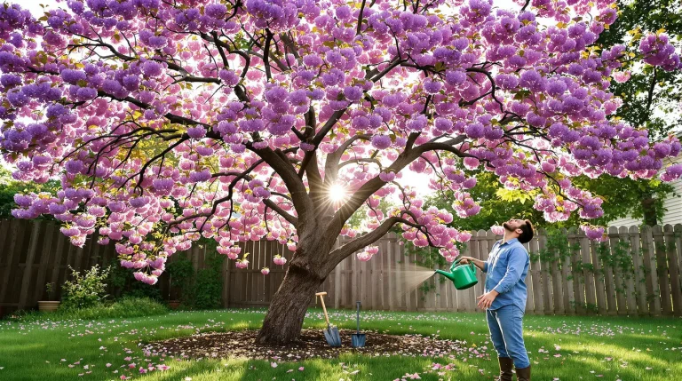 Il pousse de 4 mètres par an : sa floraison printanière est superbe, et les abeilles adorent cet arbre