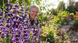 Plantée près du potager, cette vivace de jardin sec attire plus d’abeilles que la lavande, sans arrosage